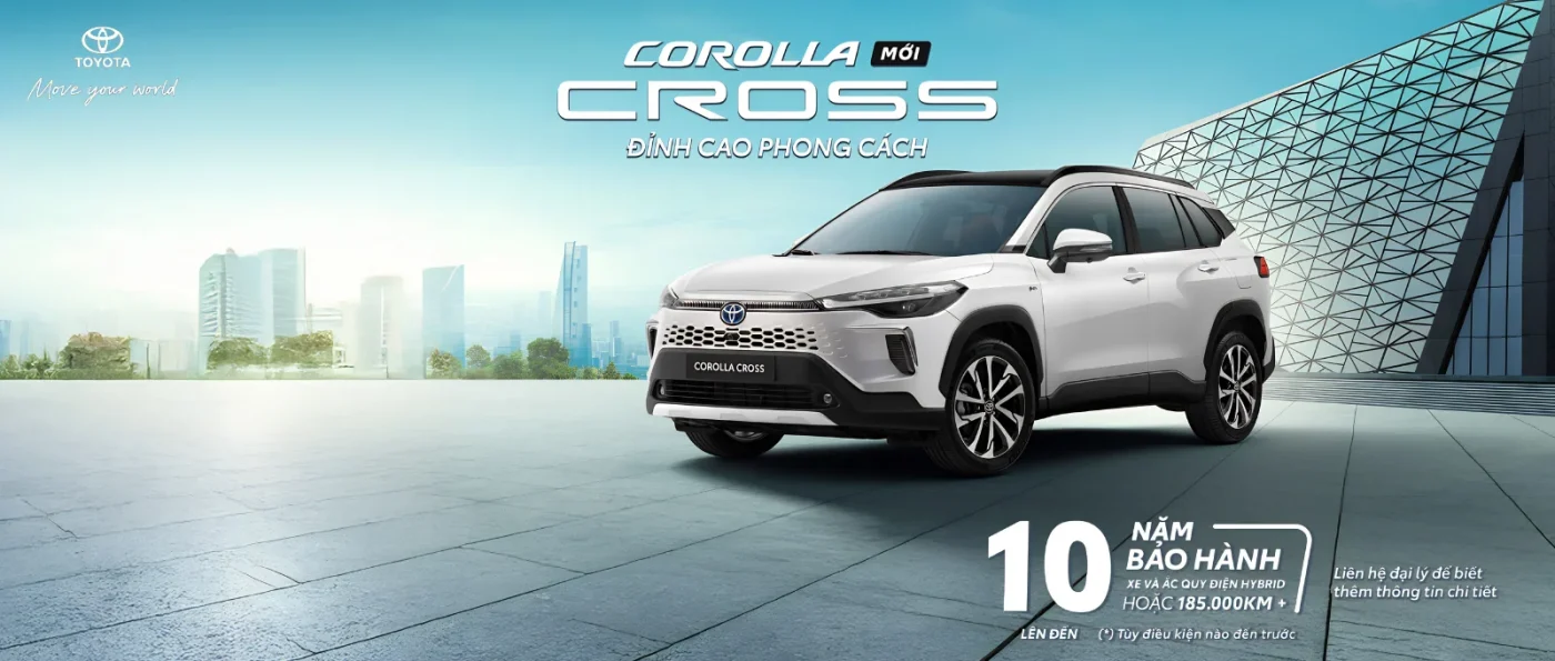 Toyota Corolla Cross Banner Destop