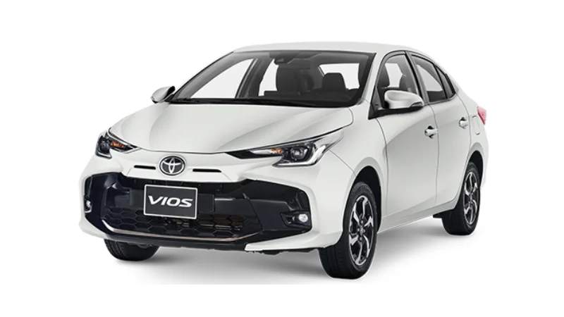 Toyota Vios tại giá xe toyota mỹ đình
